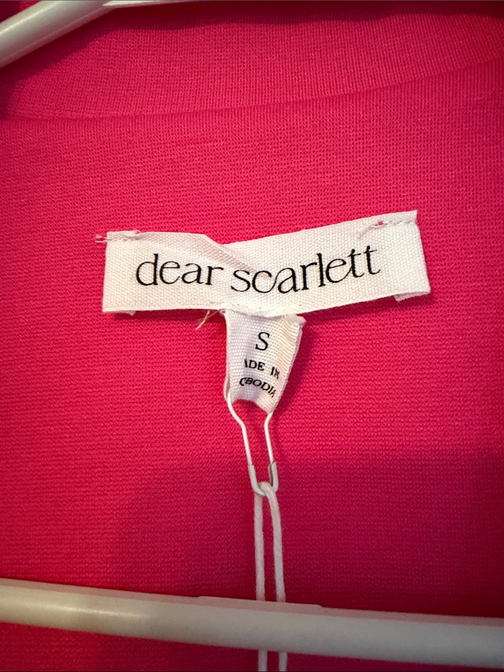 Scarlett Hot Pink Knit Top - Dear Scarlett
